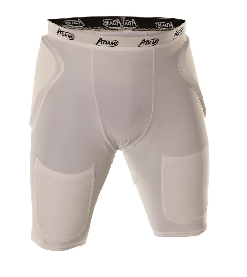 XXX-Large Adult Low Rise Girdle with Sewn In Spine Pads WHITE