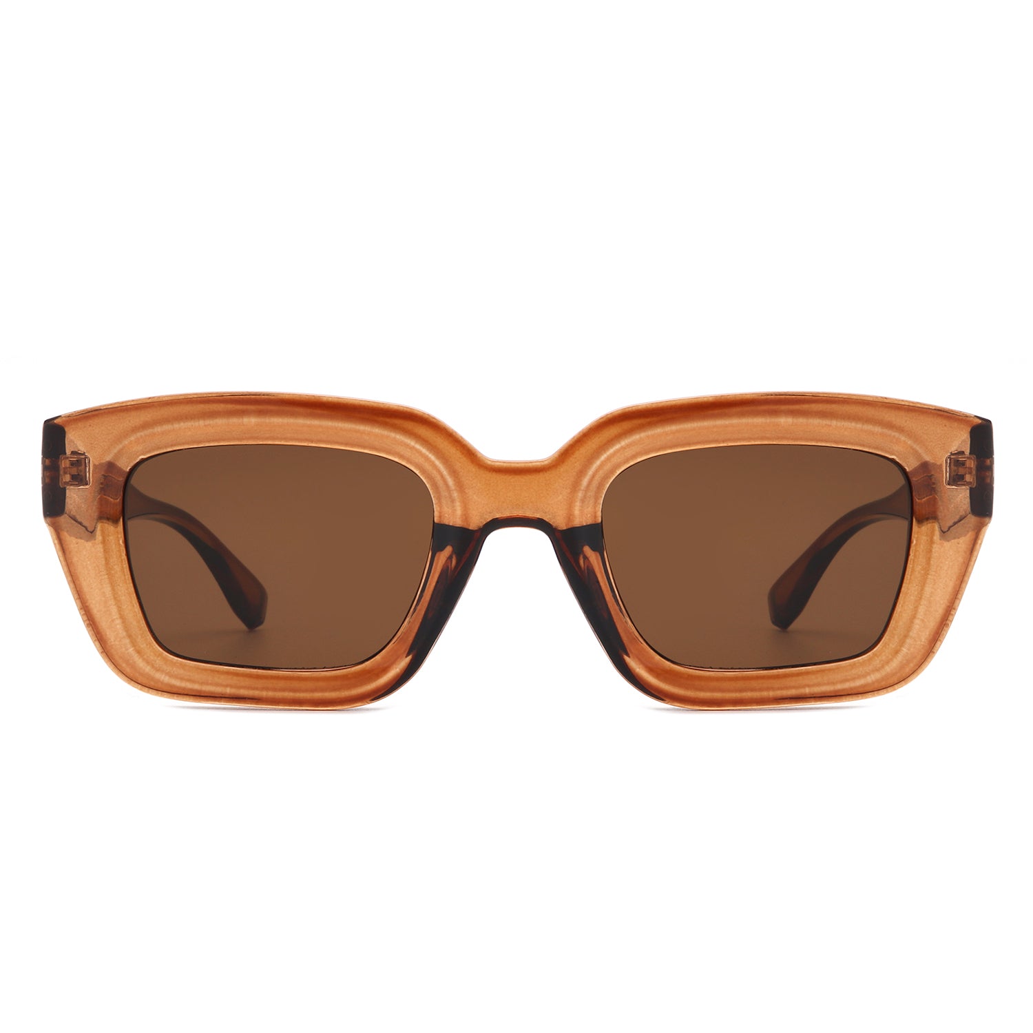 HS1215 - Classic Square Retro Tinted Fashion Wholesale SUNGLASSES