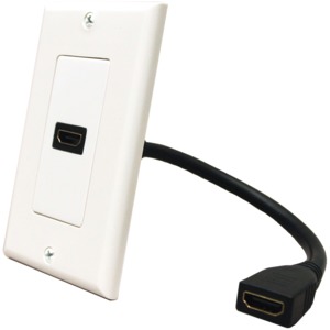 DataComm ELECTRONICS Standard HDMI? Wall Plate with Pigtail