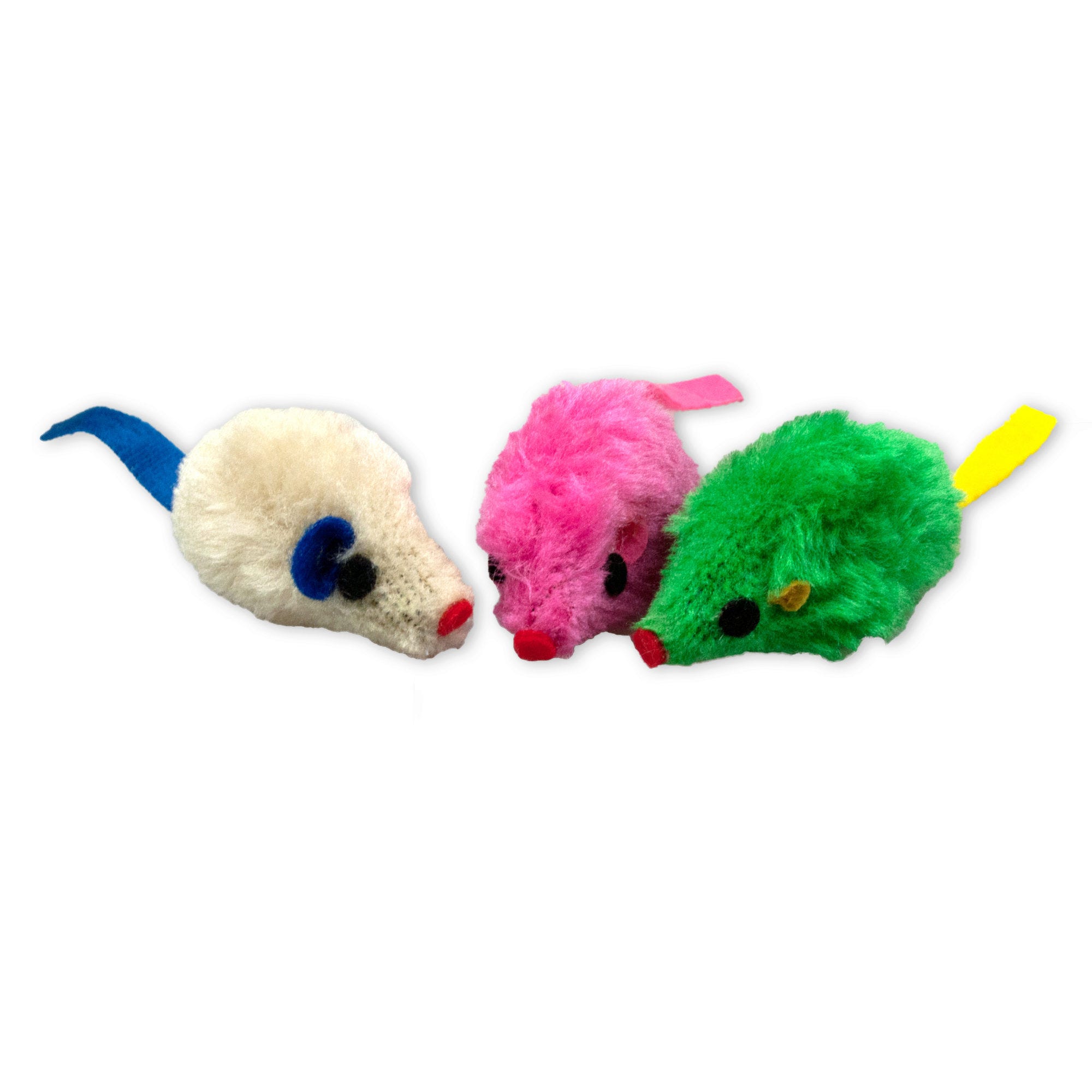 Furry Mice Cat TOYS Set - Qty 24