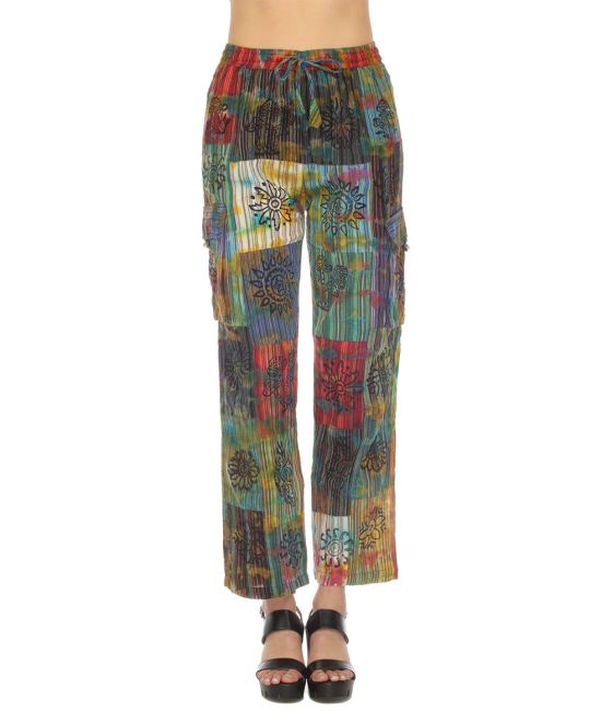 Hippie Tie Dye Patchwork Pants